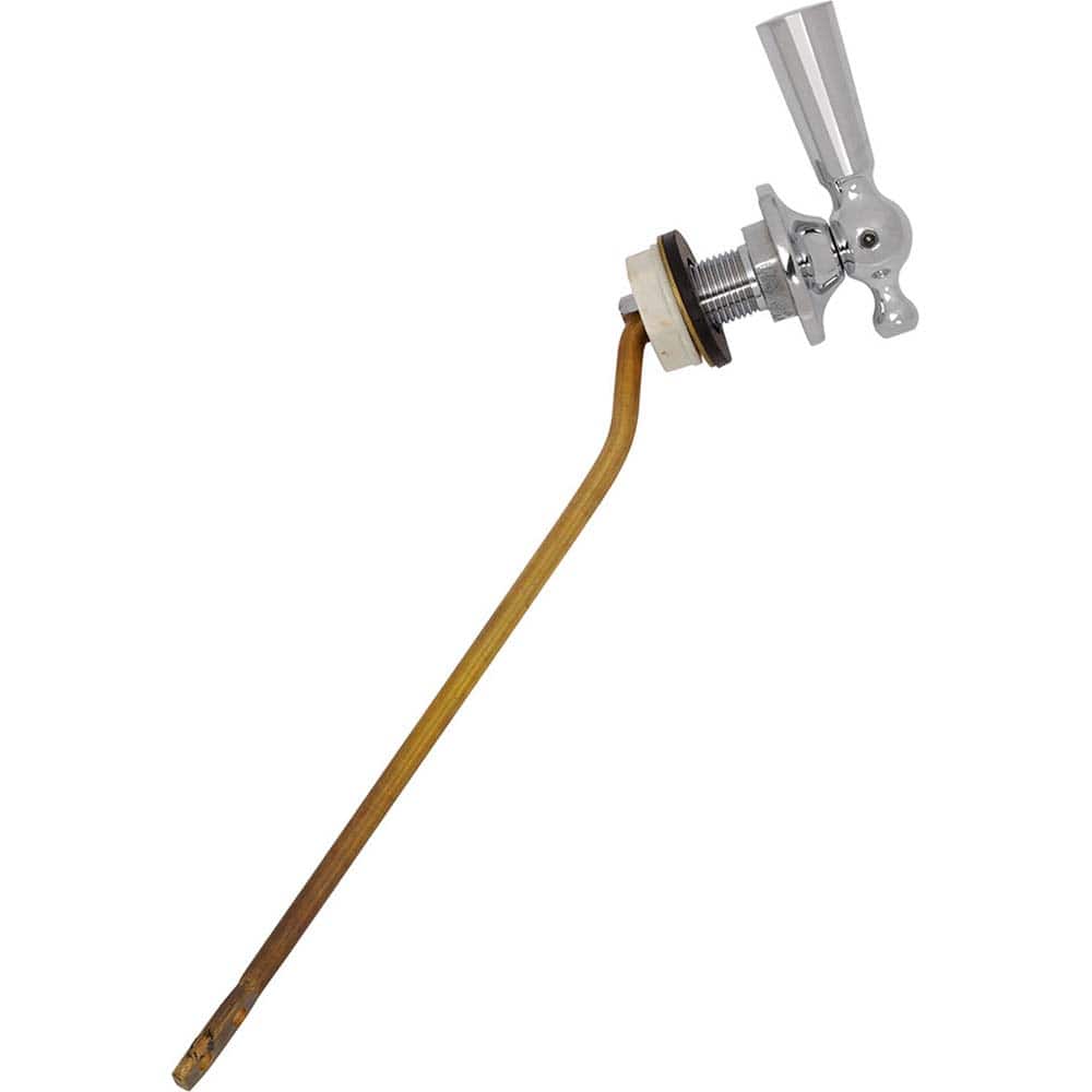 American Standard - Tank Levers; Arm Length: 9.25 (Inch); Style: Left Hand Trip Lever ; Handle Type: Lever ; Material: Metal ; Type of Nut: Round Nut ; Type of Spud: Horizontal - Exact Industrial Supply