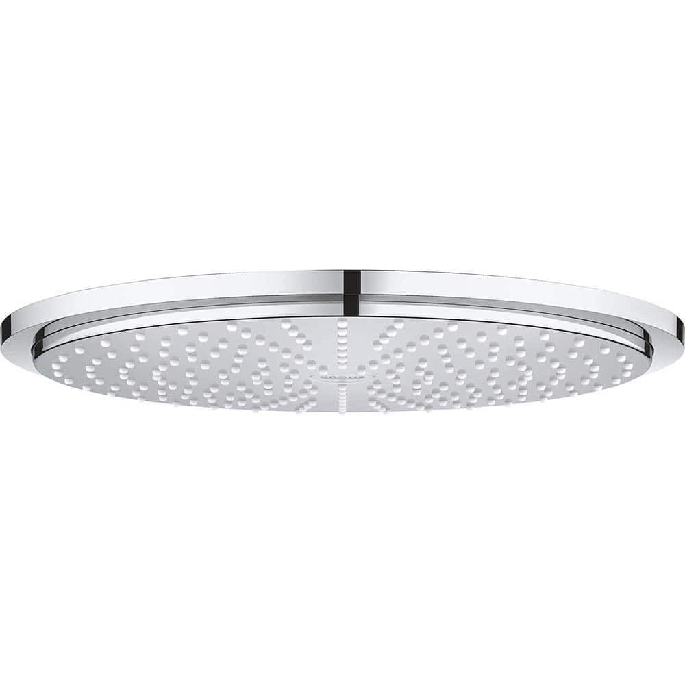 Grohe - Shower Heads & Accessories; Type: Shower Head ; Material: Metal ; GPM: 1.75 ; Face Diameter: 12.25 (Inch); Finish/Coating: Polished Chrome ; Settings: Spray, Pulse, Combination Pulse-Massage - Exact Industrial Supply