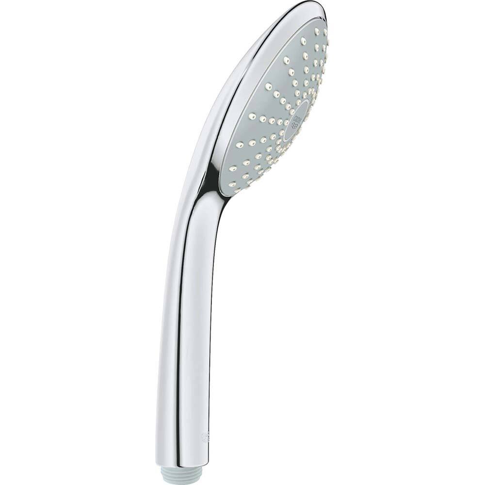 Grohe - Shower Heads & Accessories; Type: Hand Shower ; Material: Metal ; GPM: 1.50 ; Face Diameter: 4.625 (Inch); Finish/Coating: Brushed; Nickel ; Settings: Spray, Pulse, Combination Pulse-Massage - Exact Industrial Supply