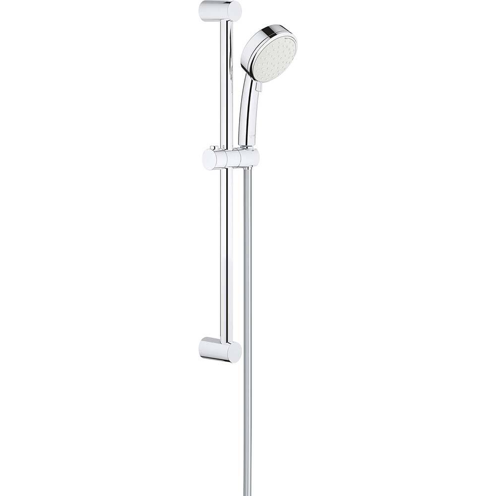 Grohe - Shower Heads & Accessories; Type: Hand Shower ; Material: Metal ; GPM: 1.50 ; Face Diameter: 4 (Inch); Finish/Coating: Polished Chrome ; Settings: Spray, Pulse, Combination Pulse-Massage - Exact Industrial Supply