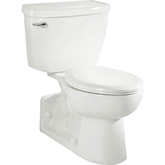 American Standard - Toilets; Type: Two-piece ; Bowl Shape: Elongated ; Mounting Style: Floor ; Gallons Per Flush: 1.1 ; Overall Height: 30.75 ; Overall Width: 20.5 - Exact Industrial Supply
