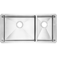 American Standard - Sinks; Type: Double Bowl Stainless Steel Kitchen Sink ; Outside Length: 18 (Inch); Outside Length: 18.000 (Decimal Inch); Outside Width: 35.000 (Decimal Inch); Outside Width: 35 (Inch); Outside Height: 9.0000 (Decimal Inch) - Exact Industrial Supply