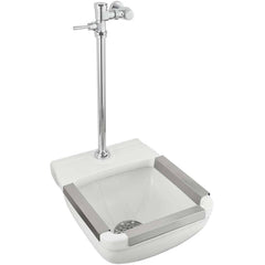 American Standard - Sinks; Type: Wall Hung Service Sink ; Outside Length: 25.25 (Inch); Outside Length: 25.250 (Decimal Inch); Outside Width: 21.125 (Decimal Inch); Outside Width: 21.125 (Inch); Outside Height: 17.5000 (Decimal Inch) - Exact Industrial Supply