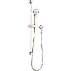 American Standard - Shower Heads & Accessories; Type: Hand Shower ; Material: Metal ; GPM: 1.80 ; Face Diameter: 3 (Inch); Finish/Coating: Polished Nickel ; Settings: Spray, Pulse, Combination Pulse-Massage - Exact Industrial Supply
