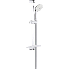 Grohe - Shower Heads & Accessories; Type: Hand Shower ; Material: Metal ; GPM: 2.50 ; Face Diameter: 4 (Inch); Finish/Coating: Polished Chrome ; Settings: Spray, Pulse, Combination Pulse-Massage - Exact Industrial Supply