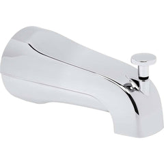 American Standard - Shower Heads & Accessories; Type: Tub Spout ; Material: Metal ; GPM: 2.50 ; Face Diameter: 4 (Inch); Finish/Coating: Polished Chrome ; Settings: Spray, Pulse, Combination Pulse-Massage - Exact Industrial Supply