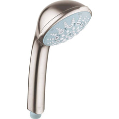 Grohe - Shower Heads & Accessories; Type: Hand Shower ; Material: Metal ; GPM: 2.50 ; Face Diameter: 4 (Inch); Finish/Coating: Brushed; Nickel ; Settings: Spray, Pulse, Combination Pulse-Massage - Exact Industrial Supply