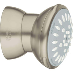 Grohe - Shower Heads & Accessories; Type: Body Shower ; Material: Metal ; GPM: 2.50 ; Face Diameter: 2.625 (Inch); Finish/Coating: Brushed; Nickel ; Settings: Spray, Pulse, Combination Pulse-Massage - Exact Industrial Supply