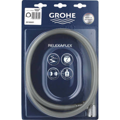 Grohe - Shower Heads & Accessories; Type: Shower hose ; Material: Metal ; Finish/Coating: Polished Chrome - Exact Industrial Supply