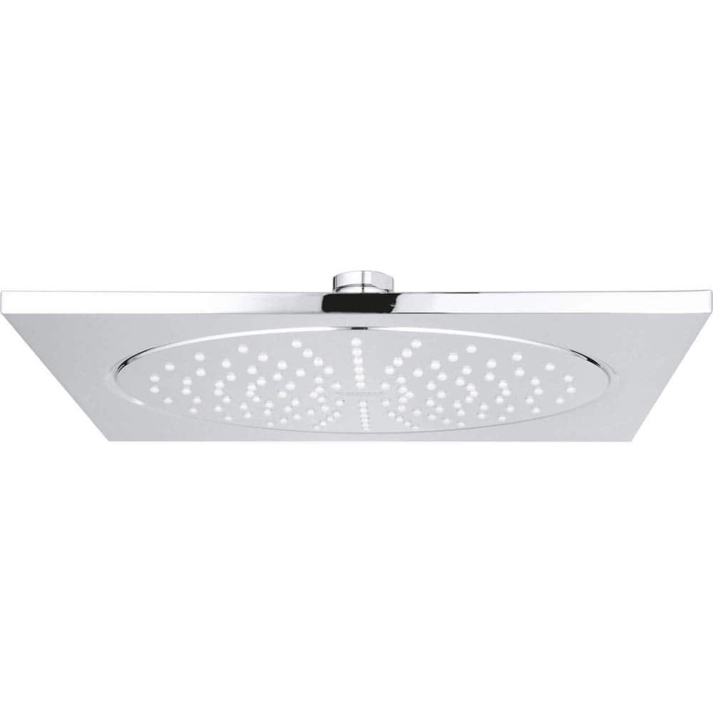 Grohe - Shower Heads & Accessories; Type: Shower Head ; Material: Metal ; GPM: 1.75 ; Face Diameter: 10 (Inch); Finish/Coating: Polished Chrome ; Settings: Spray, Pulse, Combination Pulse-Massage - Exact Industrial Supply
