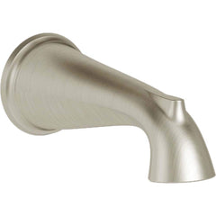 American Standard - Shower Heads & Accessories; Type: Tub Spout ; Material: Metal ; GPM: 2.50 ; Face Diameter: 7.75 (Inch); Finish/Coating: Brushed; Nickel ; Settings: Spray, Pulse, Combination Pulse-Massage - Exact Industrial Supply