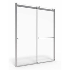 American Standard - Shower Supports & Kits; Type: Shower Door ; Length (Inch): 48 ; Material: Aluminum/Glass ; Finish/Coating: Silver - Exact Industrial Supply