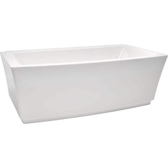American Standard - Shower Supports & Kits; Type: Bathtub ; Length (Inch): 68 ; Material: High Gloss Acrylic ; Finish/Coating: White - Exact Industrial Supply