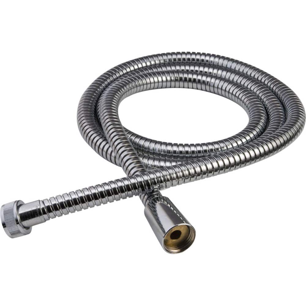American Standard - Shower Supports & Kits; Type: Shower Hose ; Length (Inch): 59 ; Material: Metal ; Diameter (Inch): 0.5 ; Finish/Coating: Polished Chrome - Exact Industrial Supply