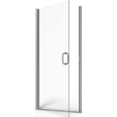 American Standard - Shower Supports & Kits; Type: Shower Door ; Length (Inch): 36 ; Material: Glass/Metal ; Finish/Coating: Brushed; Nickel - Exact Industrial Supply