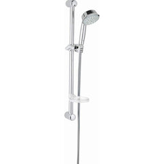 Grohe - Shower Heads & Accessories; Type: Hand Shower ; Material: Metal ; GPM: 2.50 ; Face Diameter: 4 (Inch); Finish/Coating: Polished Chrome ; Settings: Spray, Pulse, Combination Pulse-Massage - Exact Industrial Supply