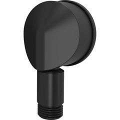 American Standard - Shower Supports & Kits; Type: Wall Supply ; Length (Inch): 1.25 ; Material: Brass ; Diameter (Inch): 0.5 ; Finish/Coating: Matte Black - Exact Industrial Supply