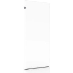 American Standard - Shower Supports & Kits; Type: Shower Screen ; Length (Inch): 30 ; Material: Aluminum/Glass ; Finish/Coating: Silver - Exact Industrial Supply