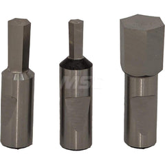 Square Broaches; Square Size (Inch): 0.5; Coated: Coated; Overall Length (Inch): 1.75; Broach Coating: TiN; Overall Length: 1.75