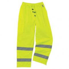 8915 M LIME SUP CLASS E RAIN PANTS - Industrial Tool & Supply