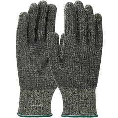 ‎14-ASP700PDD/M SS Engineered Yarn - Antimicrobial Engineered Yarn - 7Gg - Poly lined - Dbl PVC Dots - Exact Industrial Supply