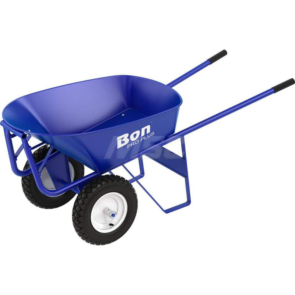 Wheelbarrows; Volume Capacity: 6.0; Load Capacity: 450; Wheel Type: Flat-Free Wheel; Wheel Material: Rubber; Tray Material: Steel; Handle Material: Steel; Capacity (Lb.): 6.0