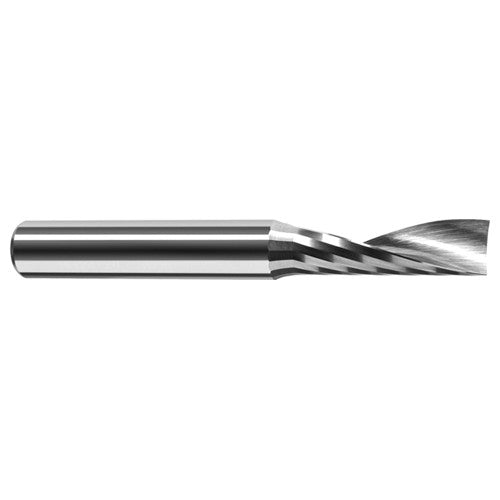 End Mills for Plastics - Single Flute - 0.0937″ (3/32″) Cutter Diameter × 0.3750″ (3/8″) Length of Cut Carbide Square Upcut End Mill for Plastic, 1 Flute