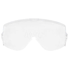 Safety Goggles: Chemical Splash Dust & Particulates, Anti-Fog, Clear Polycarbonate Lenses Indirect Vent, Gray Frame, Size Universal