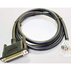 25' Female Serial Connector DB25 Computer Data Cable Flexible, Straight, Shielded