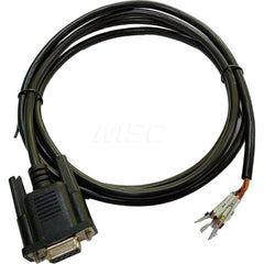 5' Female Serial Connector DB9 Computer Data Cable Flexible, Straight, Shielded