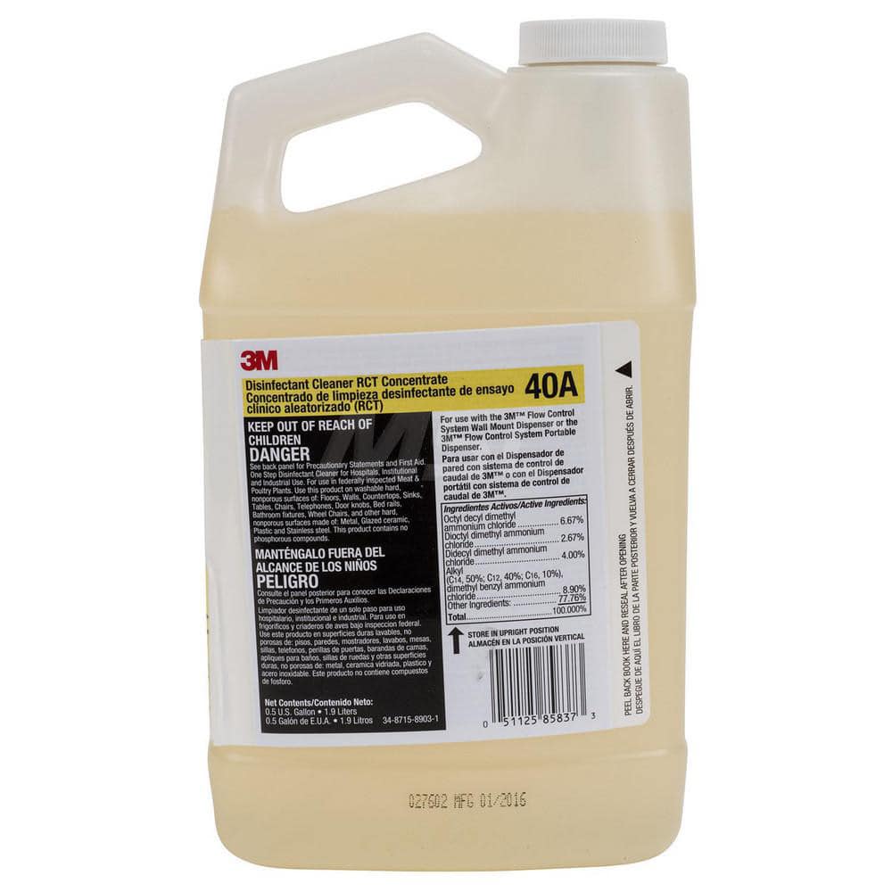 All-Purpose Cleaner: 0.5 gal Bottle Liquid Concentrate, Fragrance Free Scent