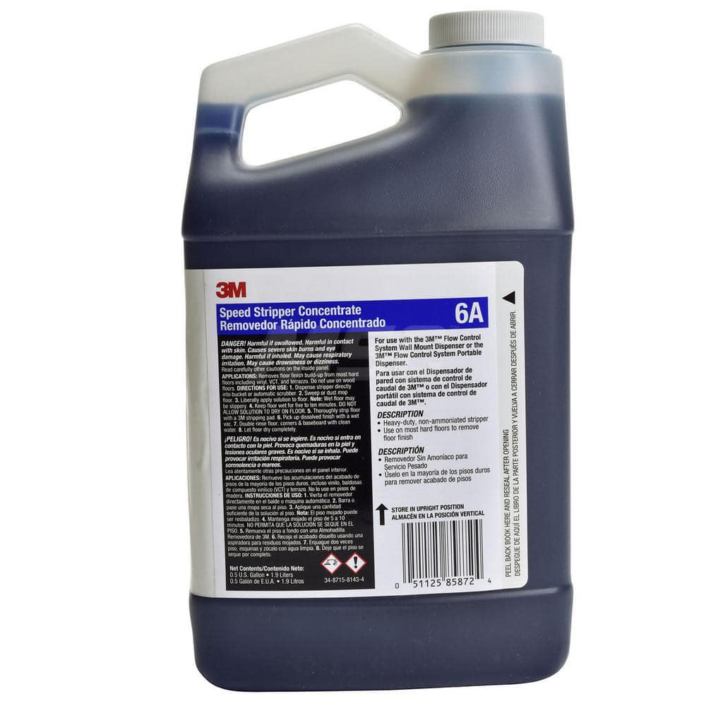 Floor Stripper: 0.5 gal Bottle, Use On Most Resilient Tile Floors And Most Vinyl & Vinyl Composition Floors Solvent Based