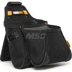 Tool Pouches & Holsters; Holder Type: Tool Pouch; Tool Type: Tool Belts & Accessories; Material: Polyester; Closure Type: No Closure; Color: Black; Number of Pockets: 4.000; Belt Included: No; Overall Depth: 7.87; Overall Height: 16.34; Insulated: No; Tet
