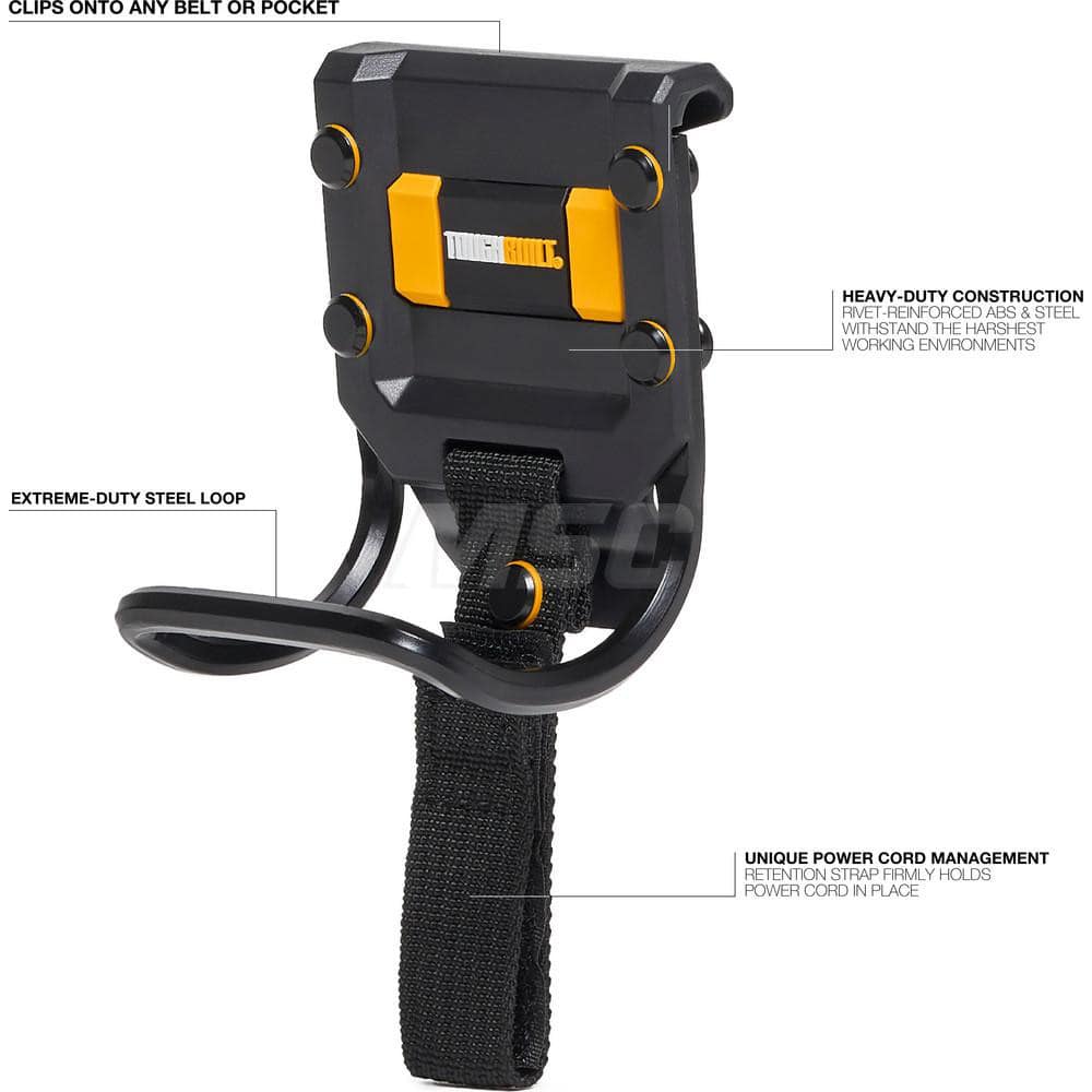 Tool Pouches & Holsters; Holder Type: Tool Pouch; Tool Type: Tool Belts & Accessories; Material: Polyester; Closure Type: No Closure; Color: Black; Number of Pockets: 0.000; Belt Included: No; Overall Depth: 3; Overall Height: 6.3; Insulated: No; Tether S