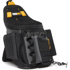 Tool Pouches & Holsters; Holder Type: Tool Pouch; Tool Type: Tool Belts & Accessories; Material: Polyester; Closure Type: No Closure; Color: Black; Number of Pockets: 5.000; Belt Included: No; Overall Depth: 7.48; Overall Height: 13.58; Insulated: No; Tet