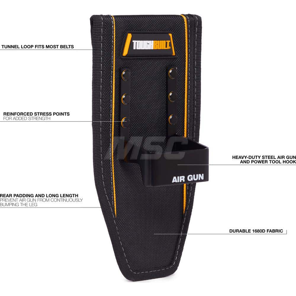Tool Pouches & Holsters; Holder Type: Tool Pouch; Tool Type: Tool Belts & Accessories; Material: Polyester; Closure Type: No Closure; Color: Black; Number of Pockets: 0.000; Belt Included: No; Overall Depth: 2.56; Overall Height: 9.84; Insulated: No; Teth