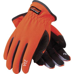 PIP - Size S Nylon High Visibility Work Gloves - Industrial Tool & Supply