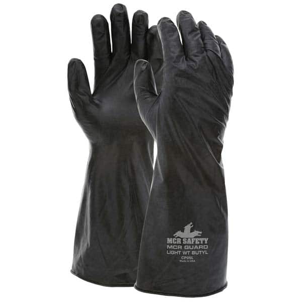 MCR Safety - Chemical Resistant Gloves Material: Butyl Numeric Size: 10 - Industrial Tool & Supply