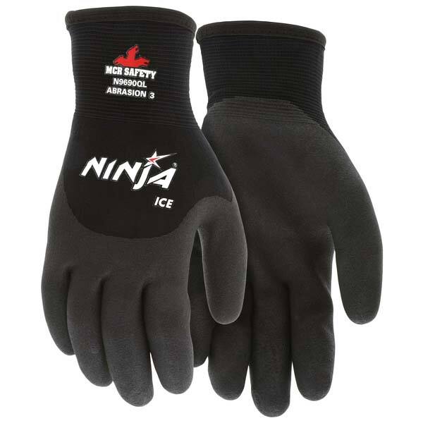 MCR Safety - Work & General Purpose Gloves Application: Cold Coated Area: Palm, Fingers & Knuckles - Industrial Tool & Supply