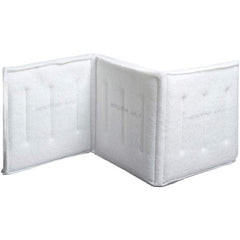 Pleated Air Filter: 25 x 432 x 1″, MERV 10 Polyester, Wire Frame