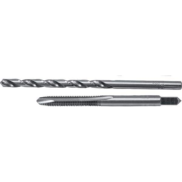 Cle-Line - Tap & Drill Sets Minimum Tap Thread Size (Inch): #10-32 Maximum Tap Thread Size (Inch): #10-32 - Industrial Tool & Supply