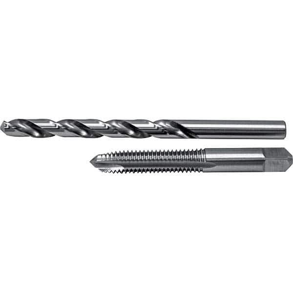 Cle-Line - Tap & Drill Sets Minimum Tap Thread Size (Inch): 3/8-16 Maximum Tap Thread Size (Inch): 3/8-16 - Industrial Tool & Supply