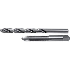 Cle-Line - Tap & Drill Sets Minimum Tap Thread Size (Inch): 3/8-16 Maximum Tap Thread Size (Inch): 3/8-16 - Industrial Tool & Supply