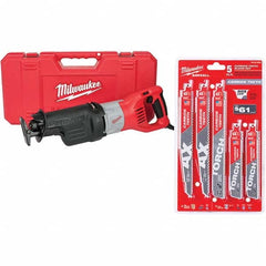 Milwaukee Tool - Electric Reciprocating Saws Amperage: 15.00 Strokes per Minute: 2800 - Industrial Tool & Supply