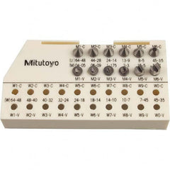 Mitutoyo - Micrometer Accessories Type: Anvil Set For Use With: Screw Thread Micrometer - Industrial Tool & Supply