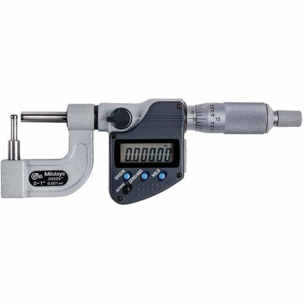 Mitutoyo - Tube Micrometers Operation Type: Electronic Minimum Measurement (Decimal Inch): 0 - Industrial Tool & Supply