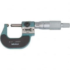 Mitutoyo - Spherical Face Micrometers Operation Type: Mechanical Minimum Measurement (Decimal Inch): 0 - Industrial Tool & Supply