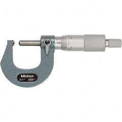Mitutoyo - Spherical Face Micrometers Operation Type: Mechanical Minimum Measurement (Decimal Inch): 0 - Industrial Tool & Supply