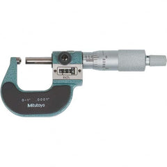 Mitutoyo - Spherical Face Micrometers Operation Type: Mechanical Minimum Measurement (Decimal Inch): 0 - Industrial Tool & Supply
