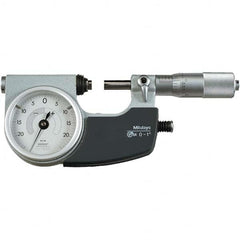 Mitutoyo - Mechanical Indicating Micrometers Minimum Measurement (Decimal Inch): 0 Maximum Measurement (Decimal Inch): 1 - Industrial Tool & Supply